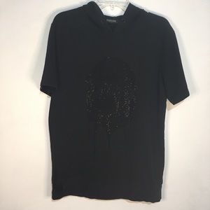 Hudson Outerwear Embellished Black Hoodi